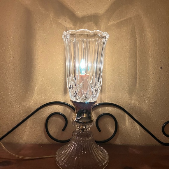 Vintage Crystal Cut Table Lamp 1950-1960s - Picture 10 of 10